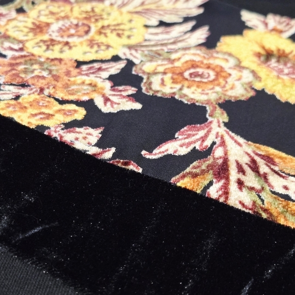 2/$20 Zara velvet floral mesh t-shirt dress, size S - Picture 9 of 13